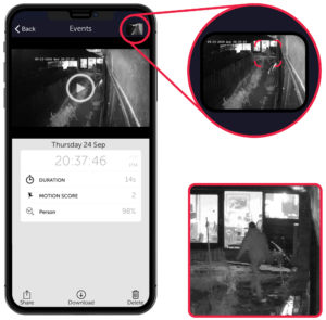 Object detection feature analytics video