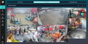 Presentation view in the Videoloft Video Management System